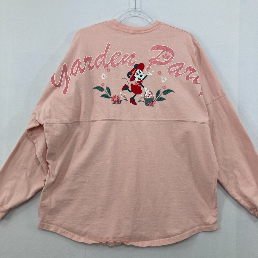 Disney Parks size XL Spirit Jersey Pink Floral 2019 Epcot Festival Sweatshirt